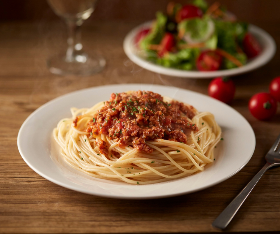 spaghettis bolognese de sanglier