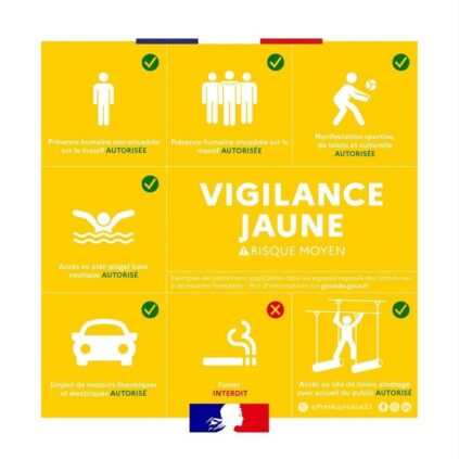VIGILANCE JAUNE