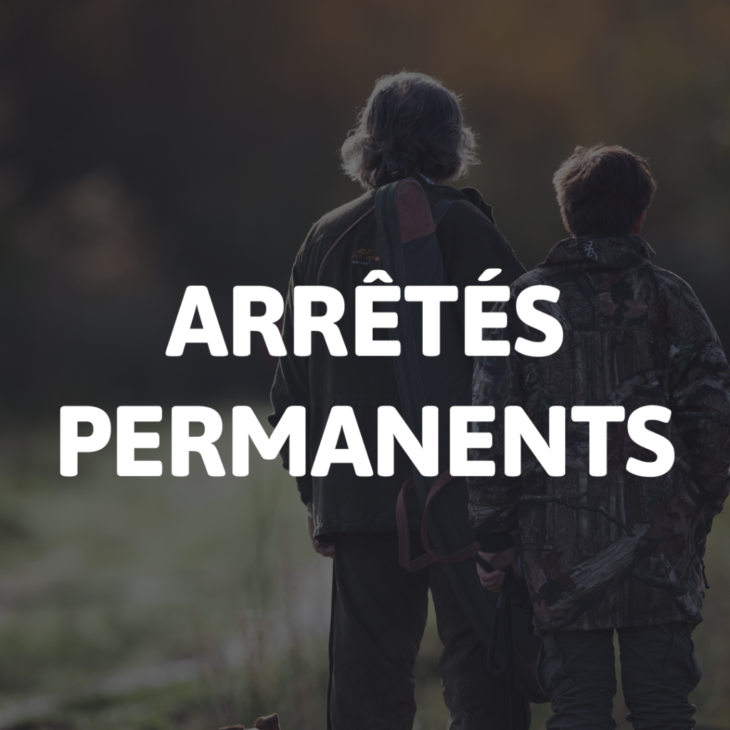 ARRETES PERMANENTS