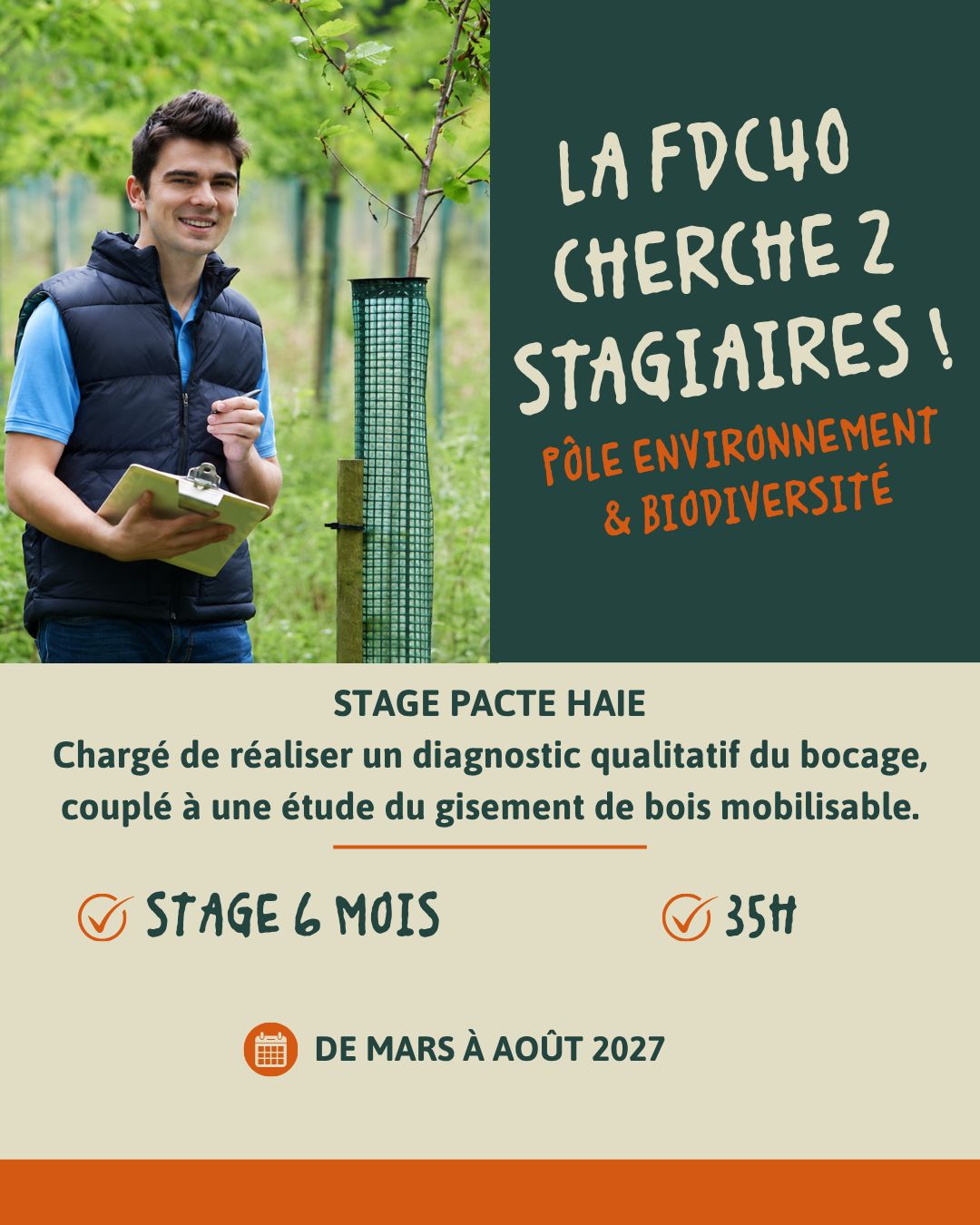 RECRUTEMENT STAGE ENVIRONNEMENT