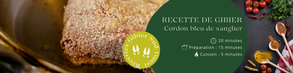 Recette de gibier: Cordon bleu de sanglier