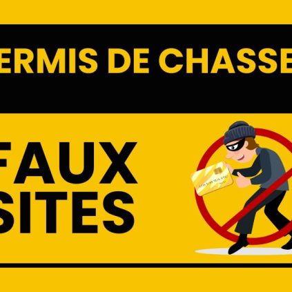 permis de chasser faux sites internet