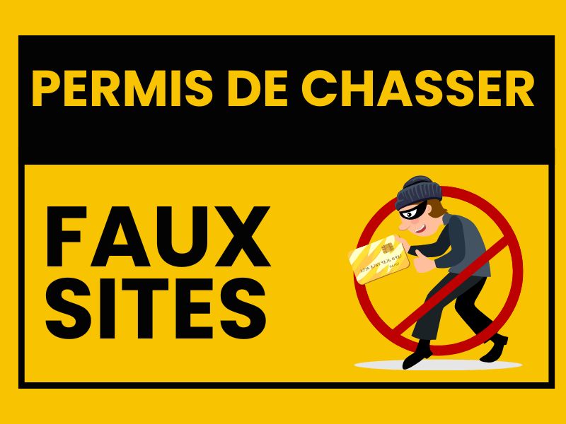 permis de chasser faux sites internet